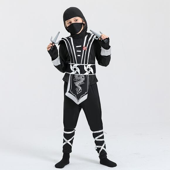 Kids' Naruto Anime Cosplay Outfit for Halloween Performance - Picture 1 of 3